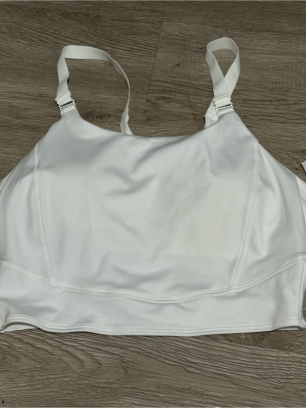 all in motion White Seamless Bralette Crop Top